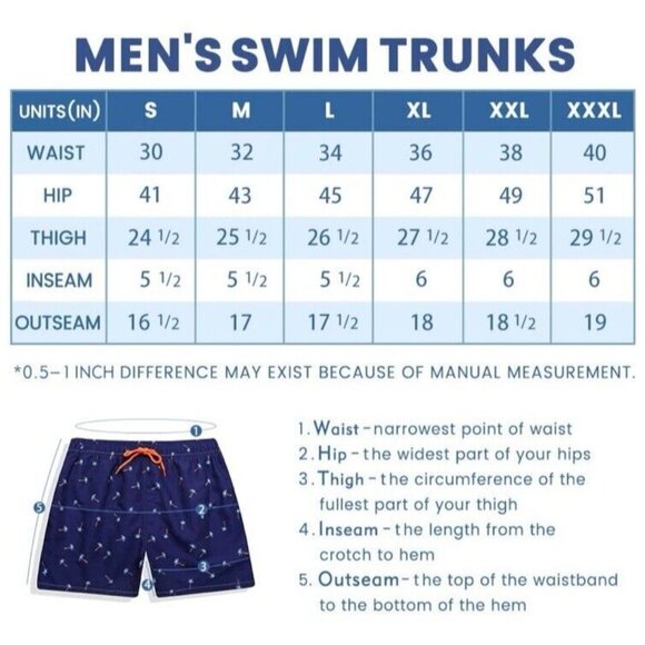 Dissolvable Swim Trunks In Water Prank Mens Swimming Shorts Size XXL, Navy Blue - Picture 4 of 5